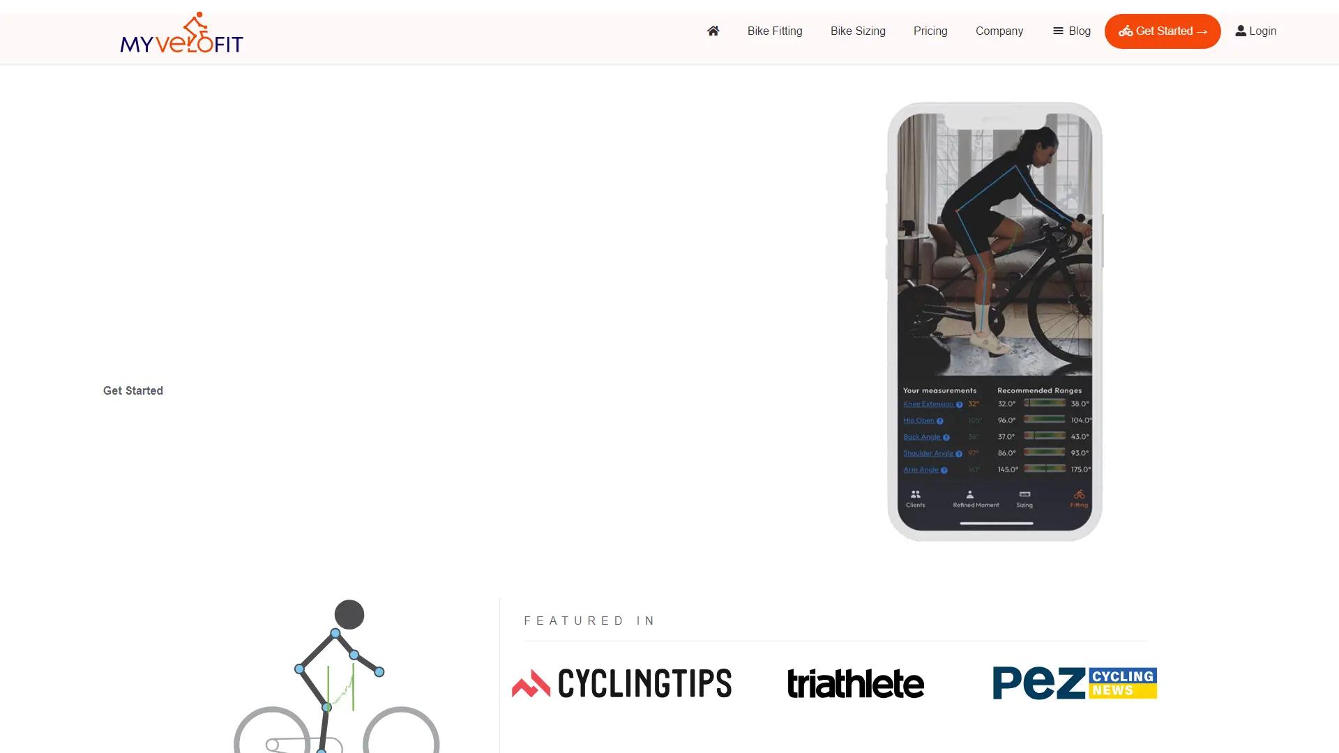 MyVeloFit screenshot