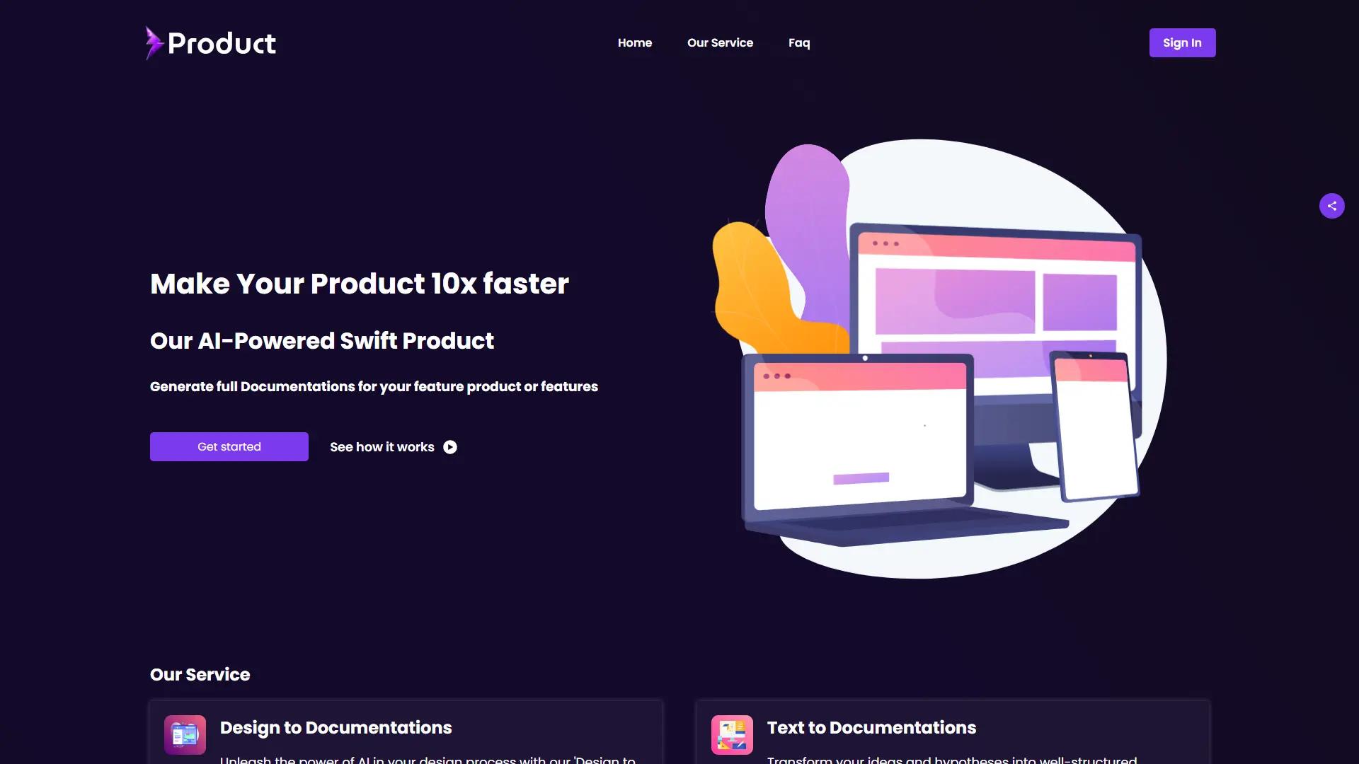 Swift Product screenshot