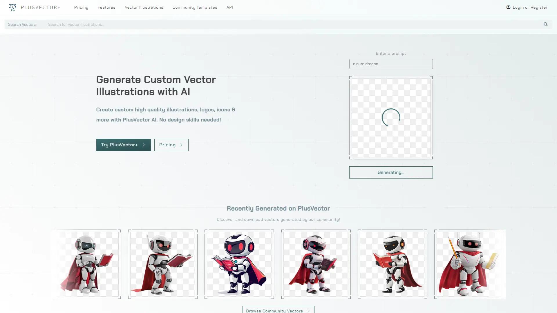 Plusvector screenshot