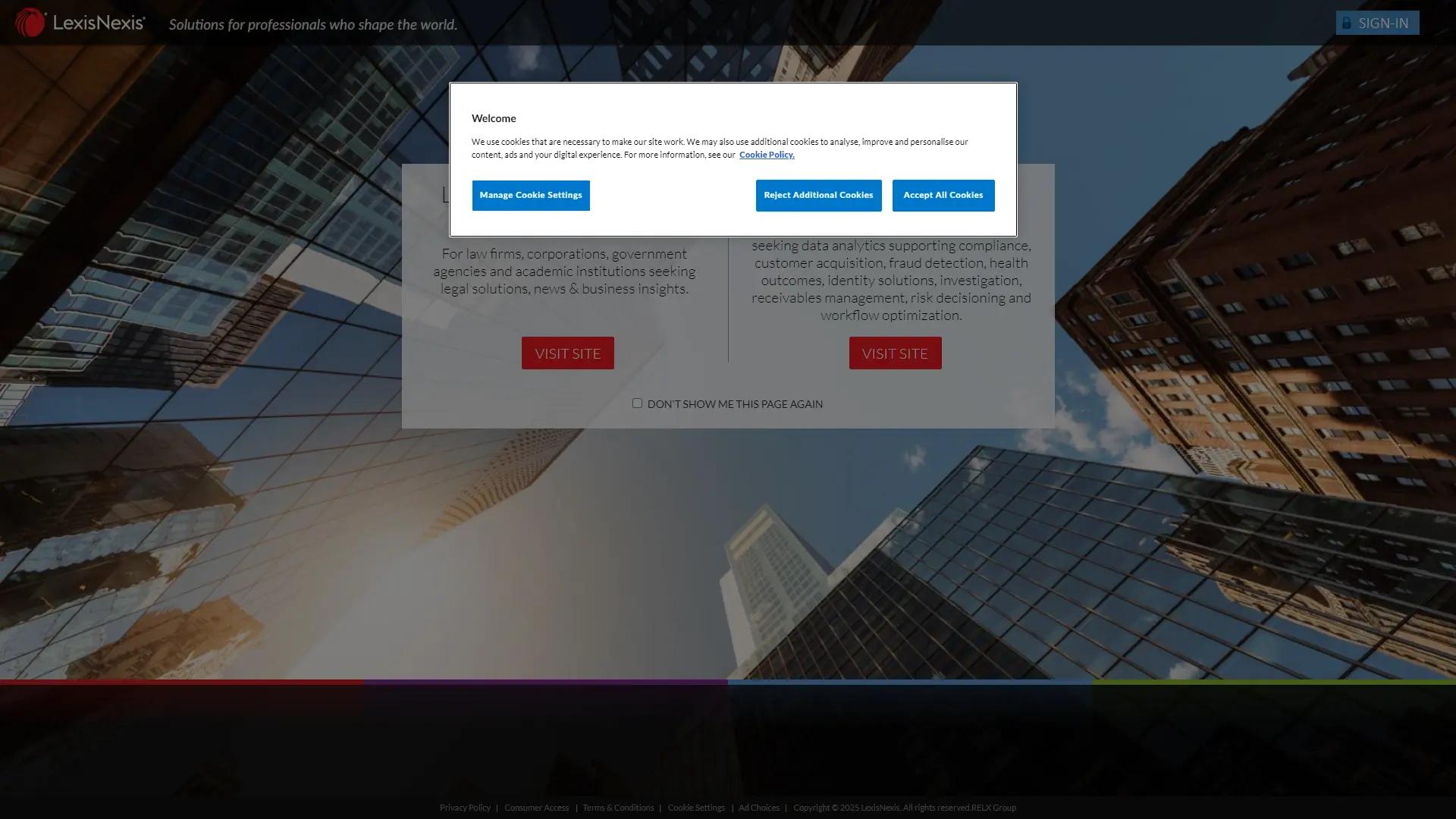 Lexisnexis screenshot