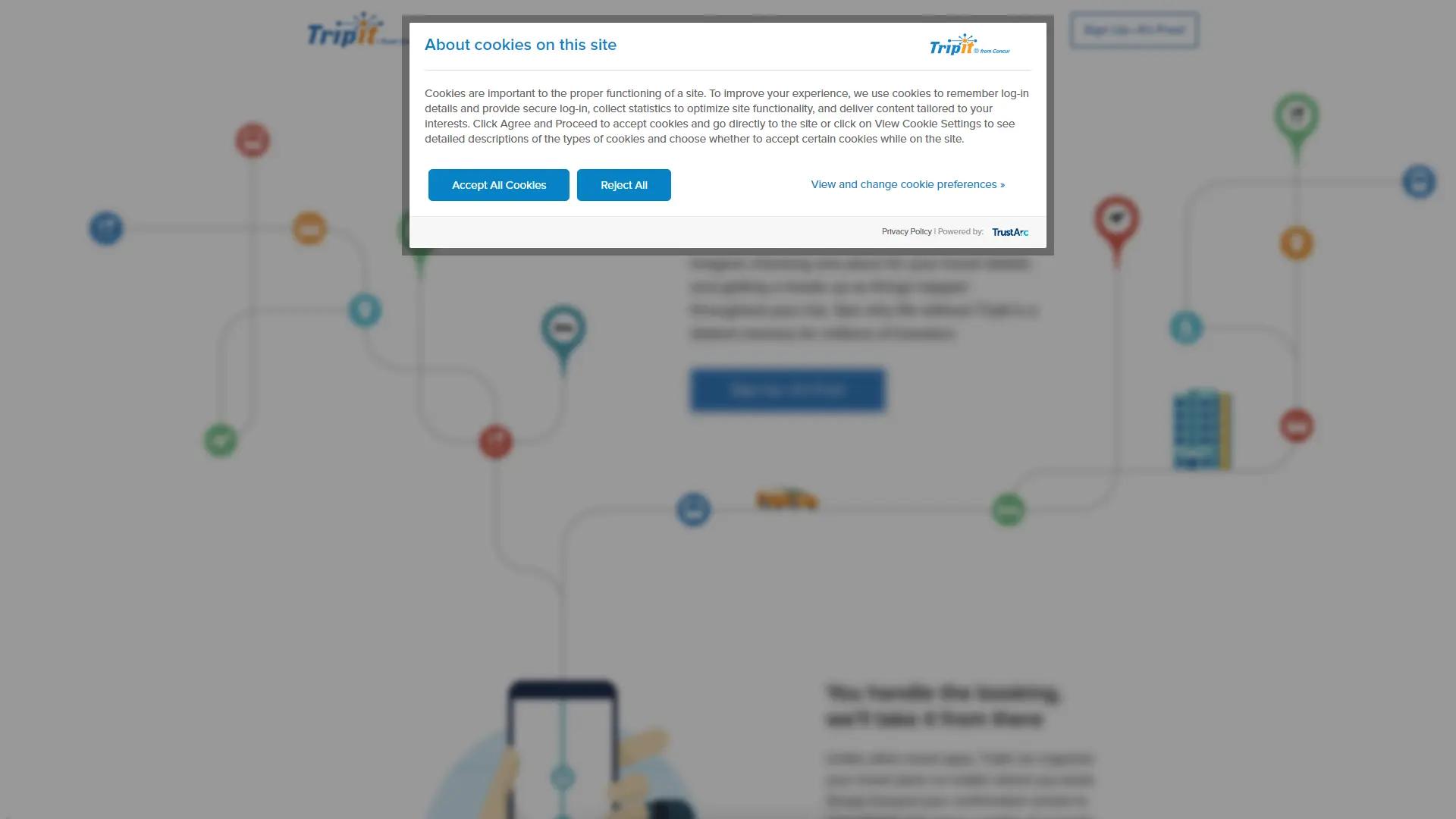 Tripit screenshot