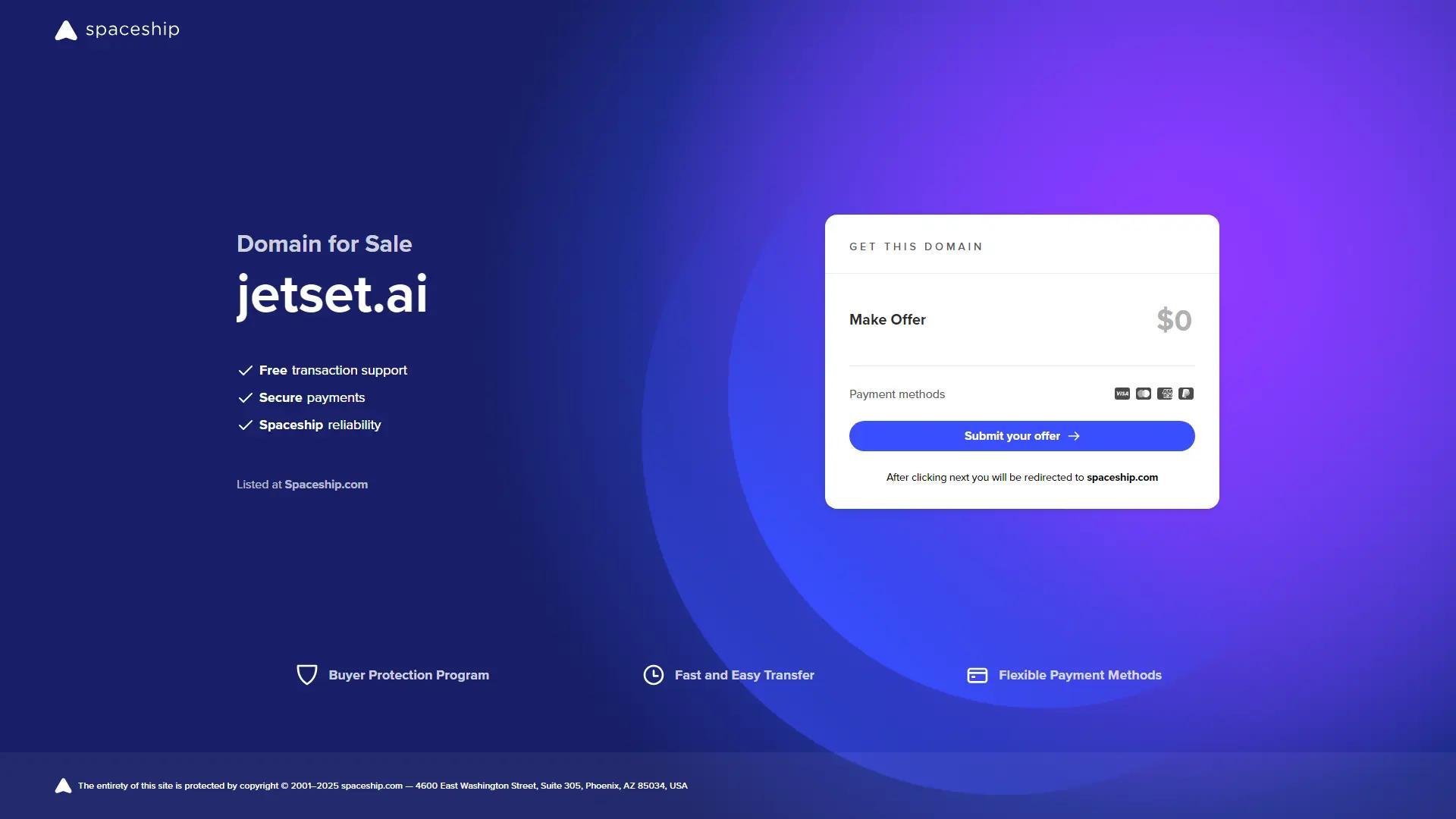 Jetset screenshot