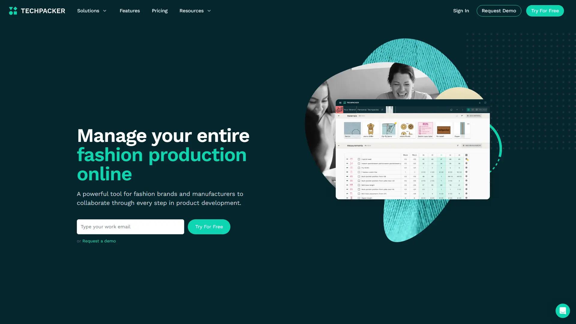 Techpacker screenshot