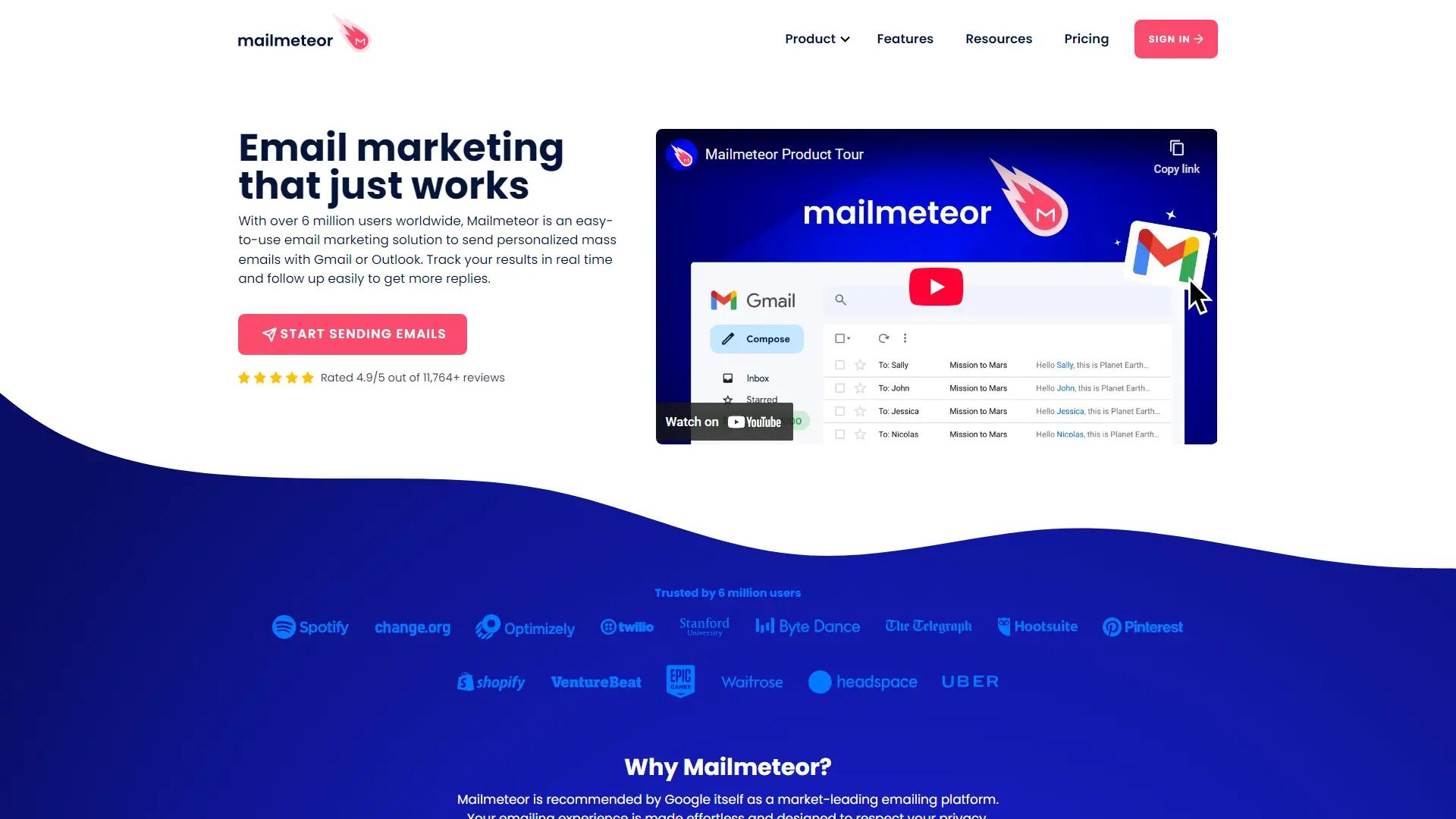 Mailmeteor screenshot