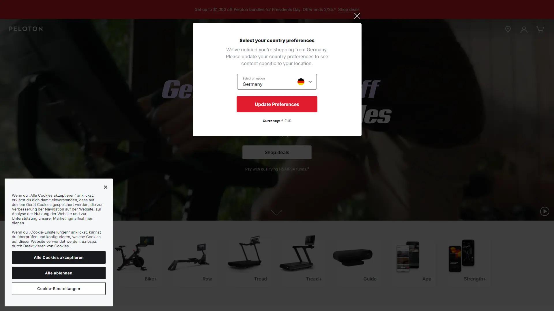Onepeloton screenshot