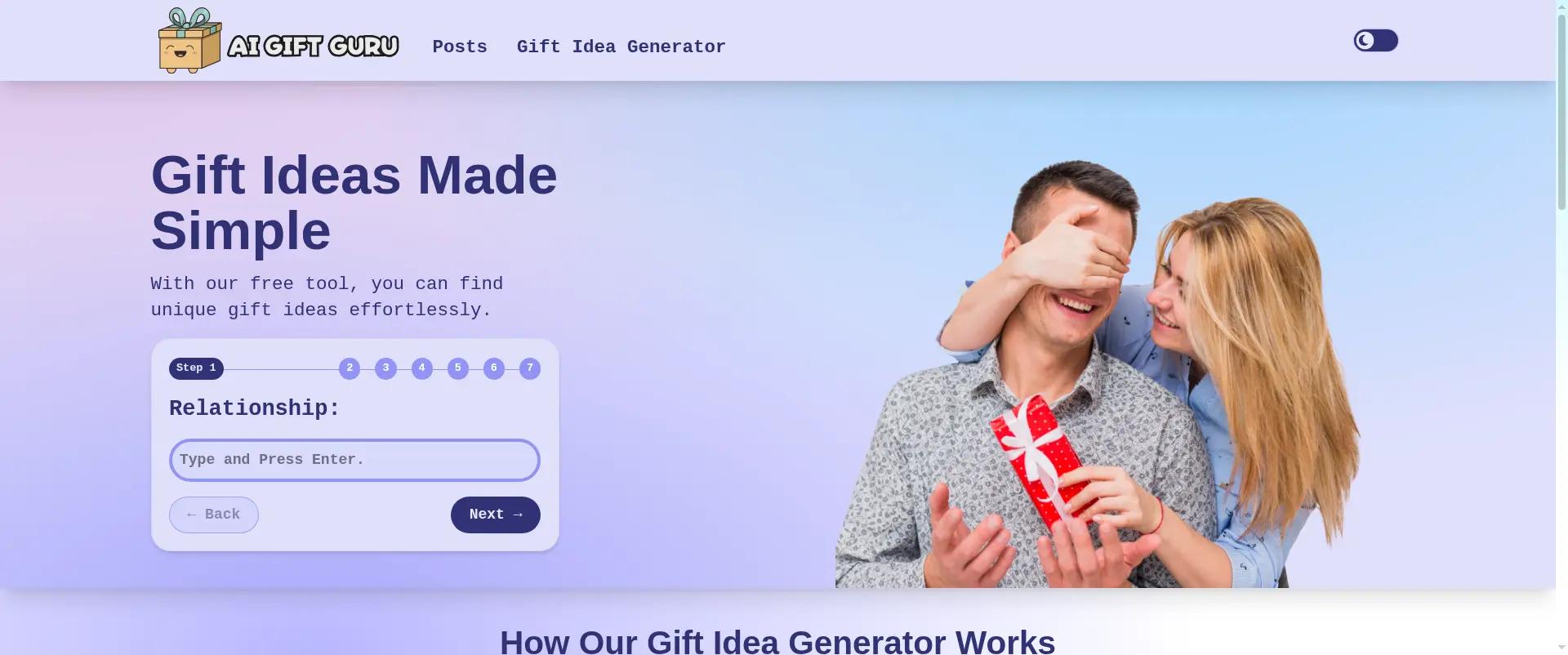 AI Gift Guru screenshot