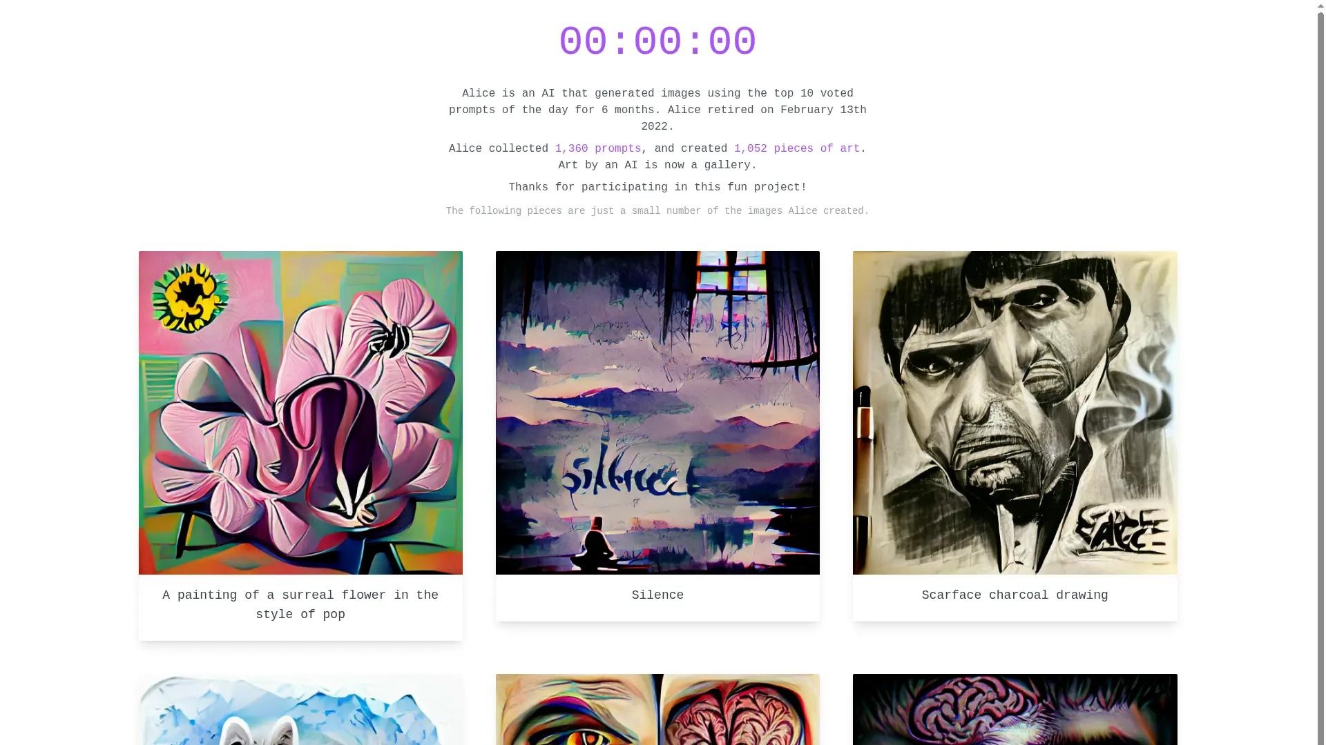 Art by an AI screenshot