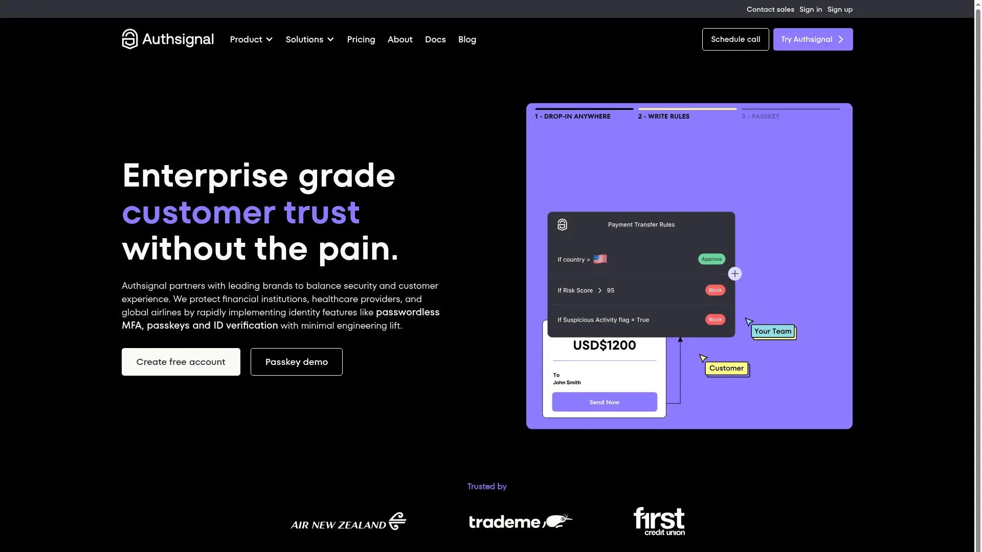 Authsignal screenshot