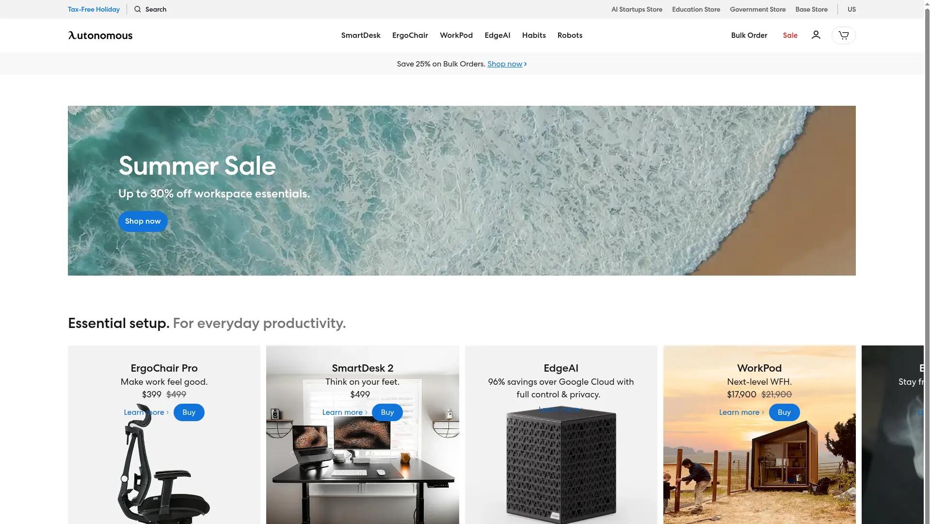 Autonomous screenshot