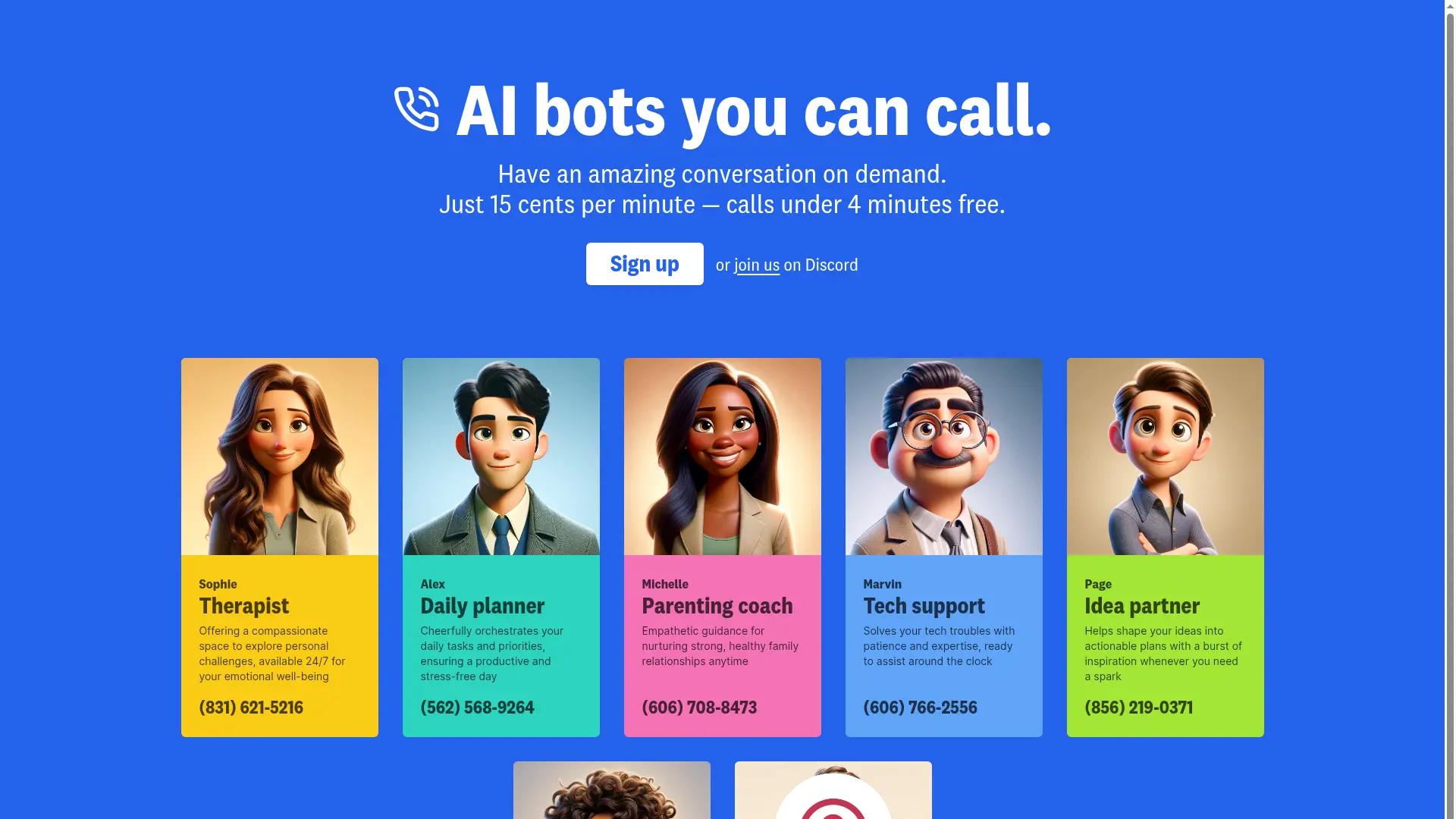 Call an AI screenshot