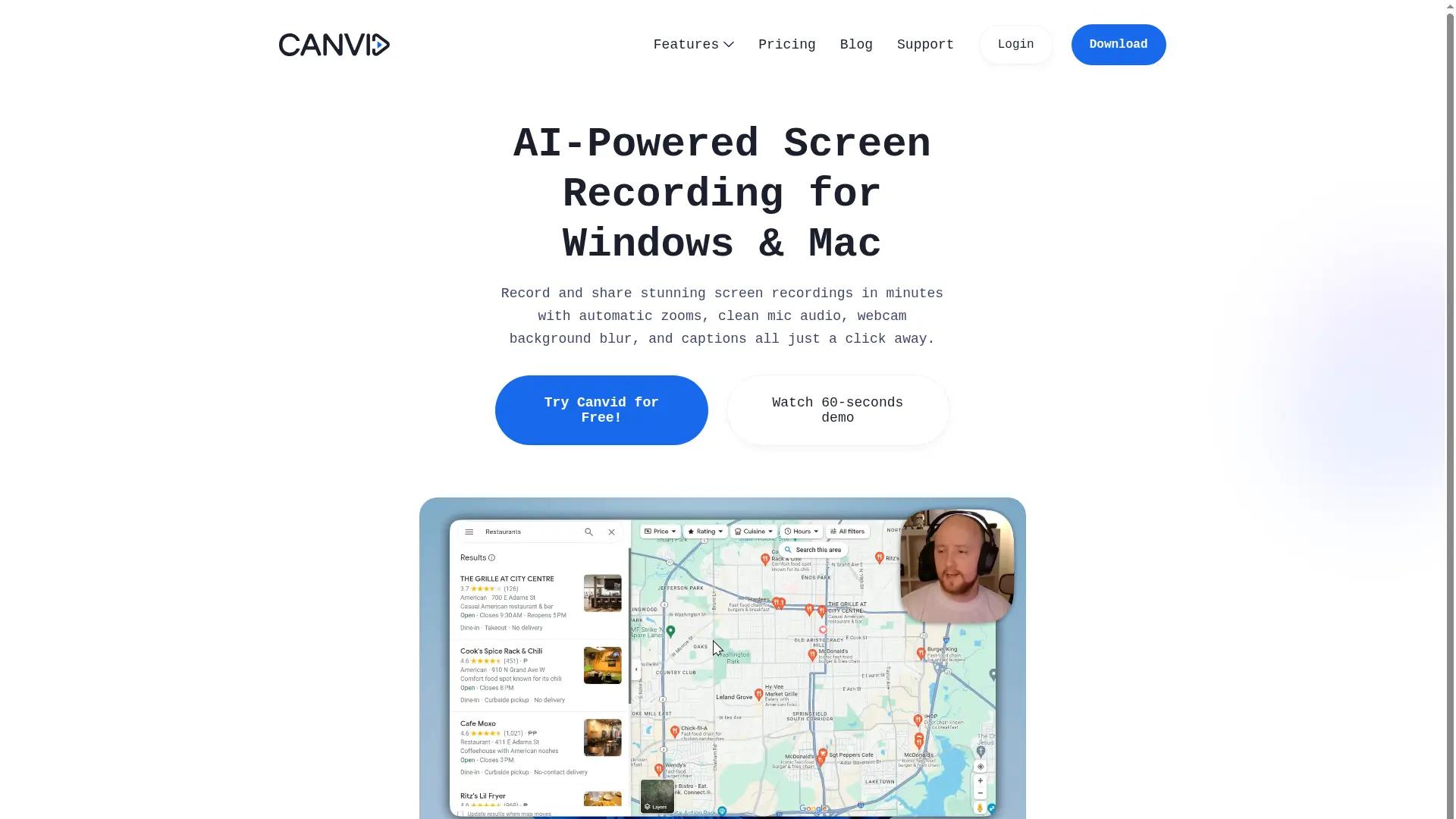 CANVID for Windows screenshot