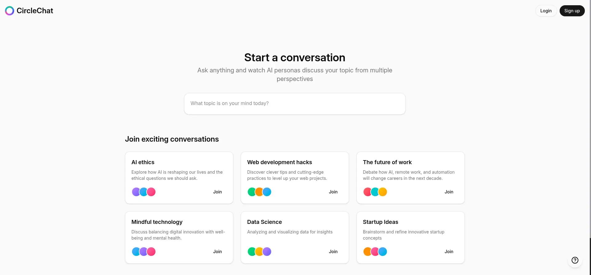 CircleChat screenshot