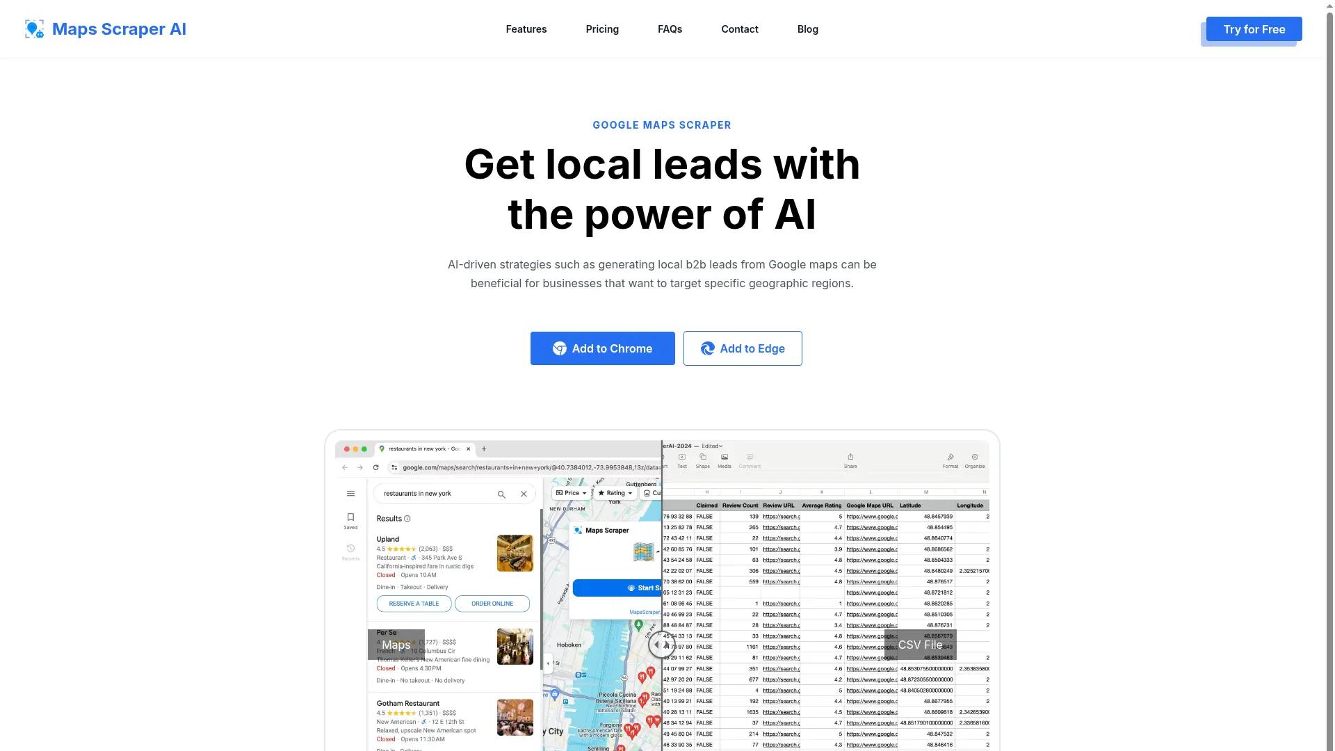 MapsScraperAI screenshot