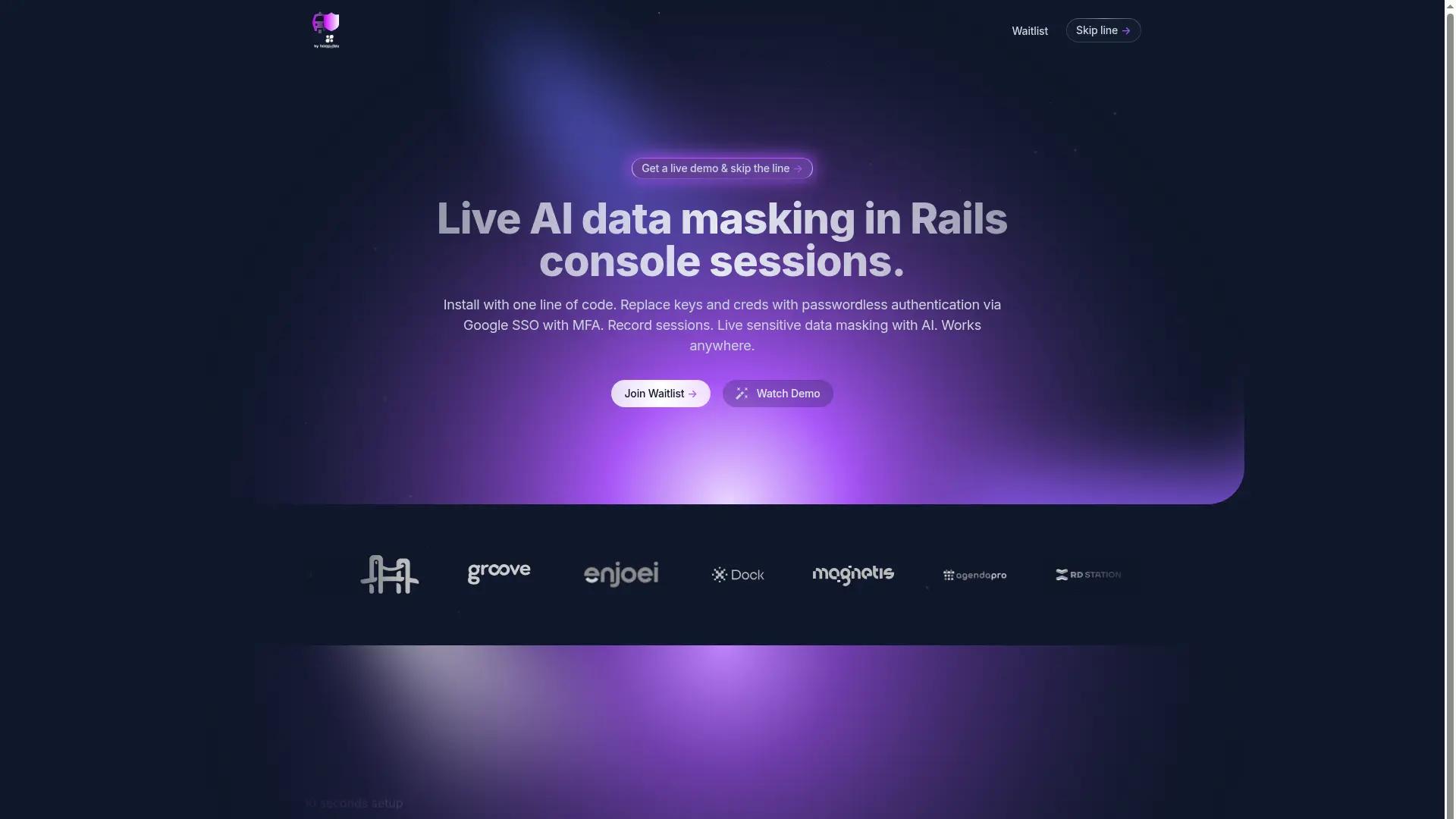 Rails Guard screenshot