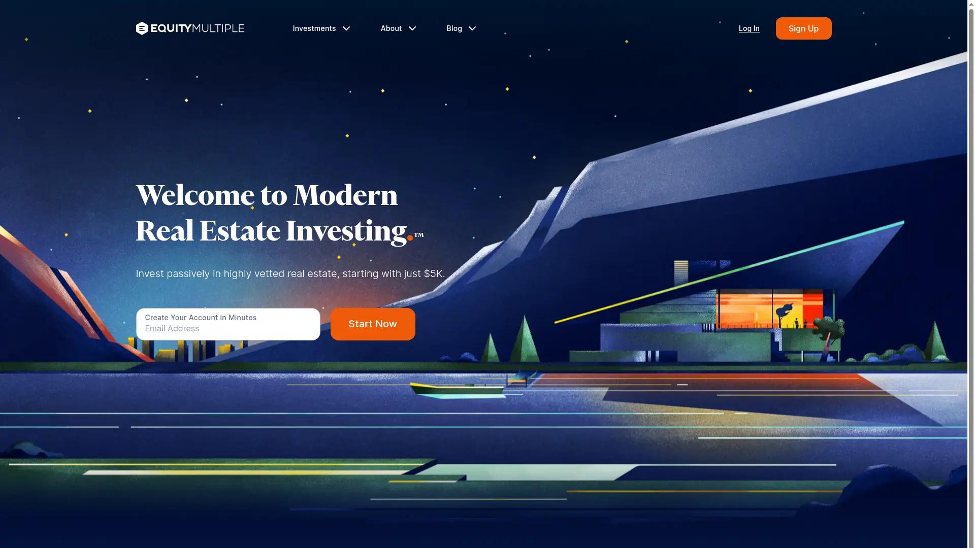 EquityMultiple screenshot