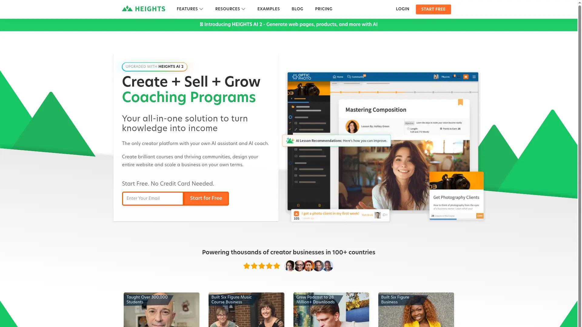 Heights Platform screenshot
