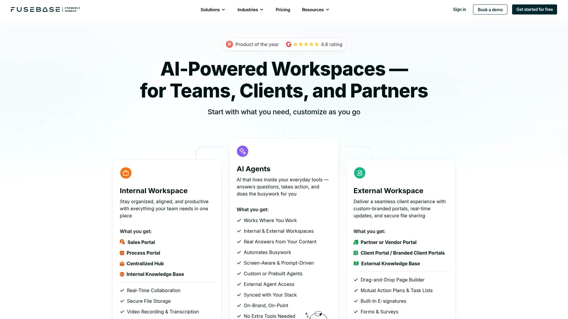 FuseBase Collaboration Tool screenshot
