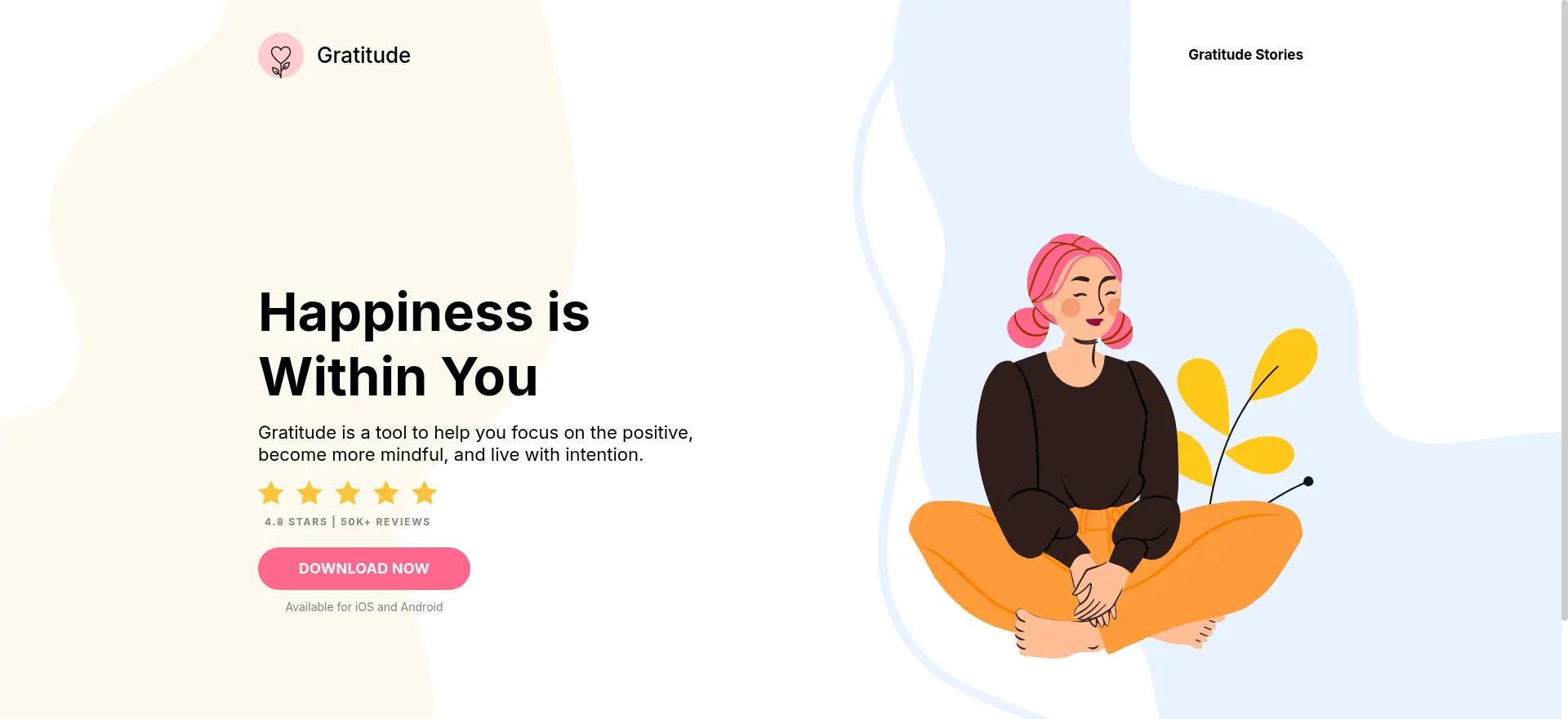 Gratitude screenshot