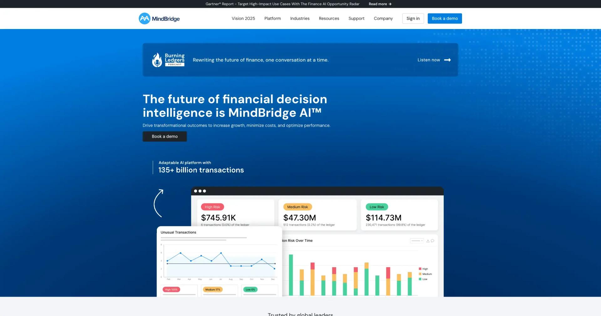 Mindbridge.Ai screenshot