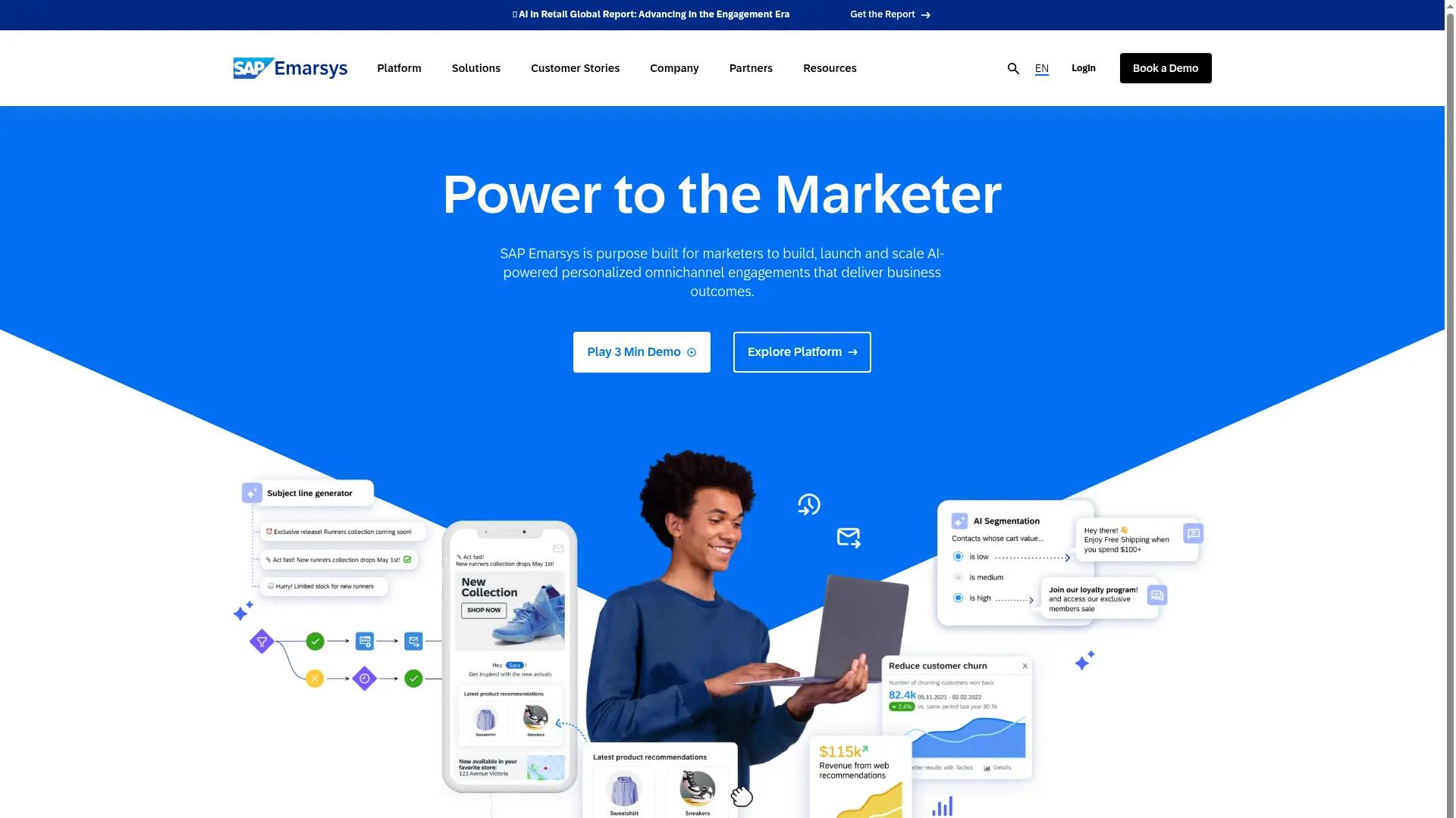 SAP Emarsys screenshot