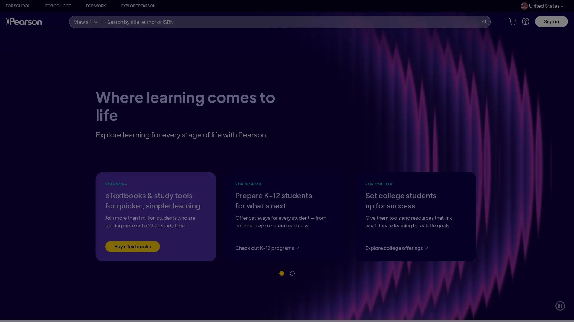 Pearson AI Tutoring screenshot