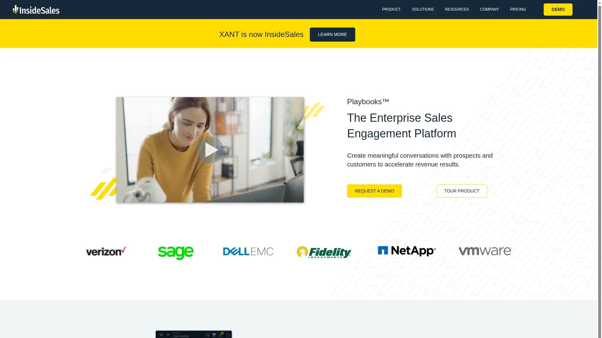 InsideSales.com screenshot
