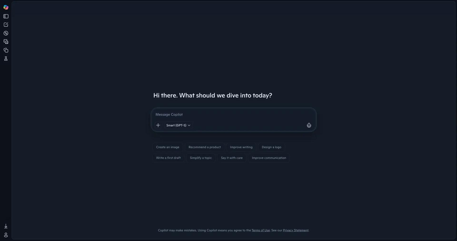 Microsoft Copilot screenshot