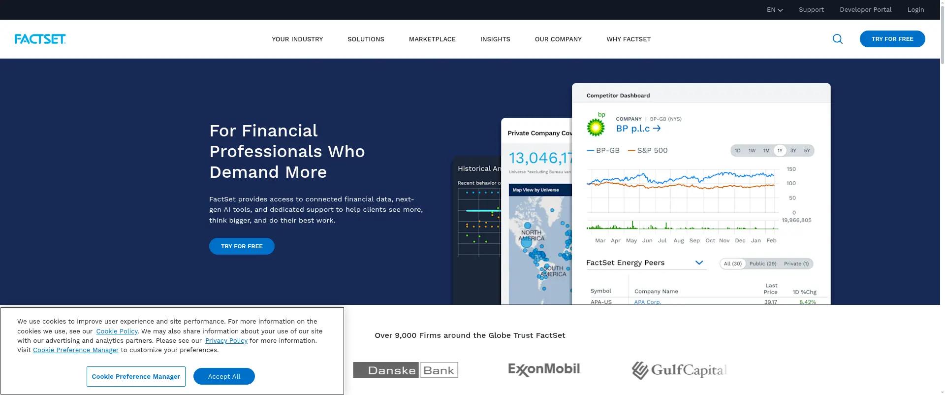FactSet Research Systems Inc. screenshot