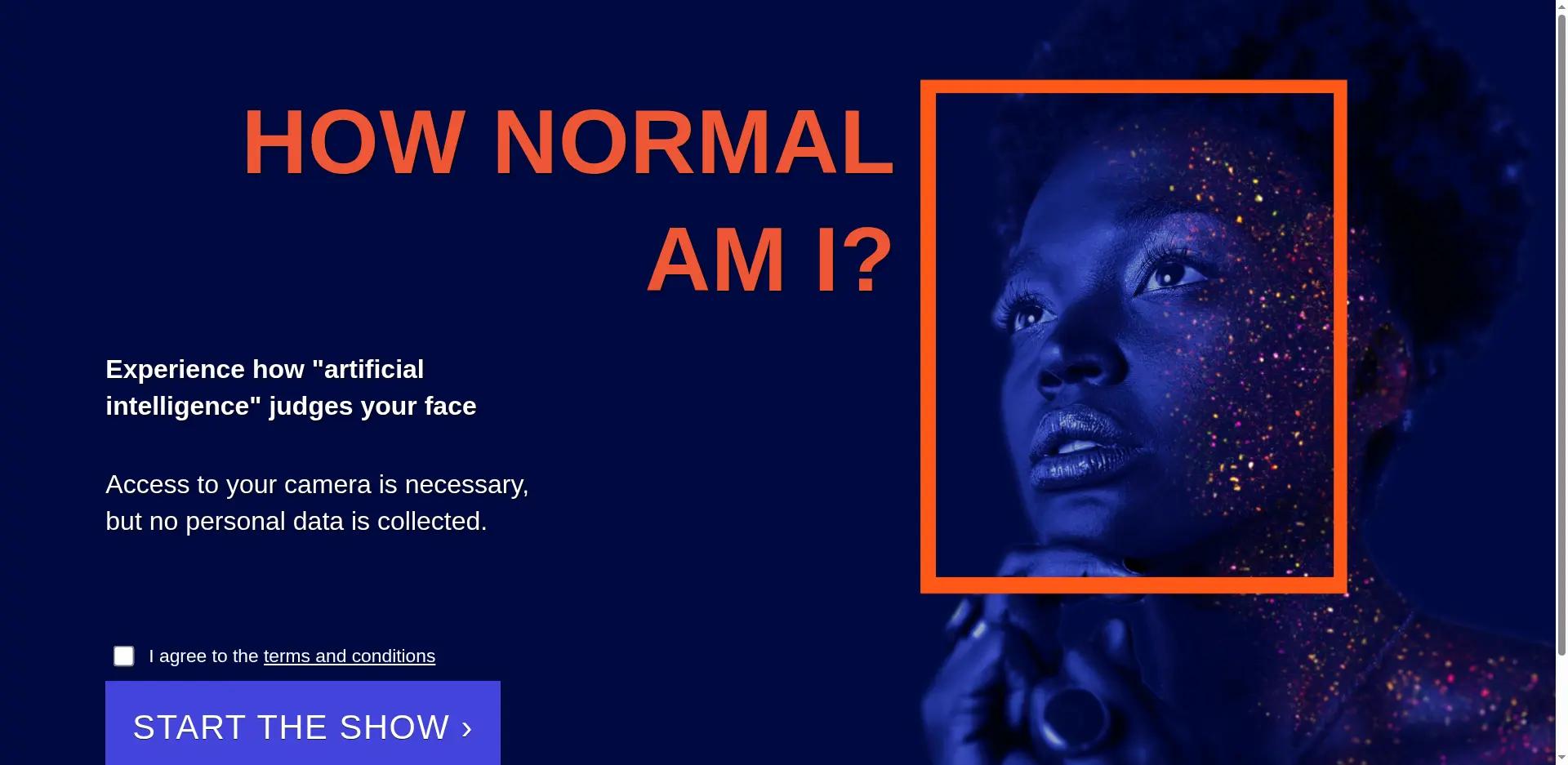 Normality Test Tool screenshot