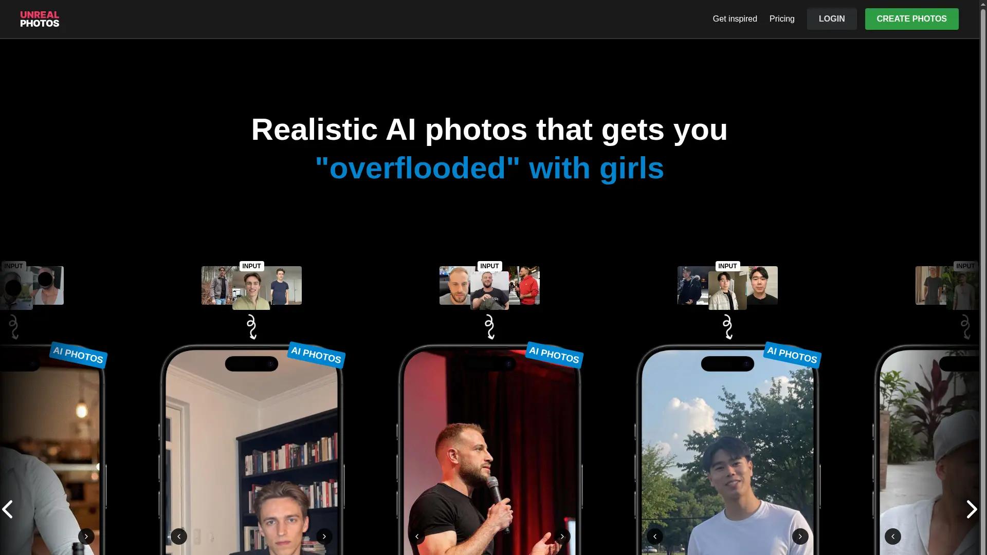UnrealPhotos.io screenshot
