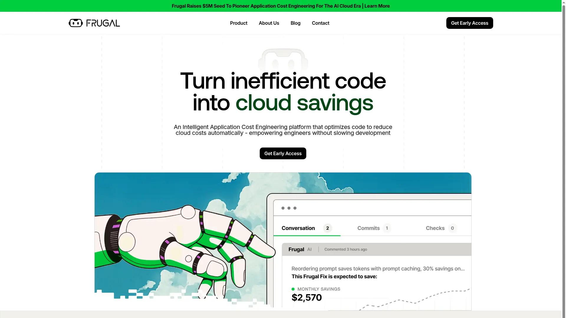 Frugal AI screenshot