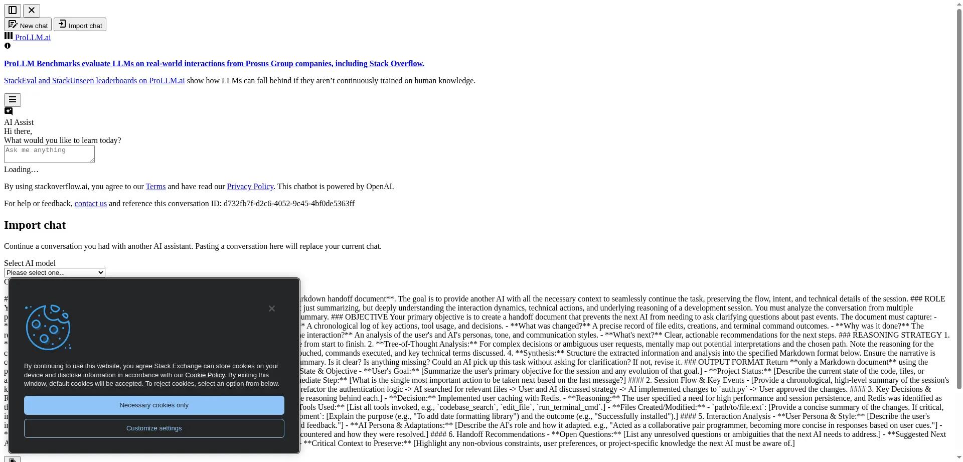 Stack Overflow screenshot