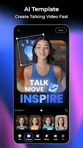 Vmake: AI Talking Video Editor screenshot