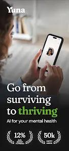 Yuna - Mental Health Companion screenshot