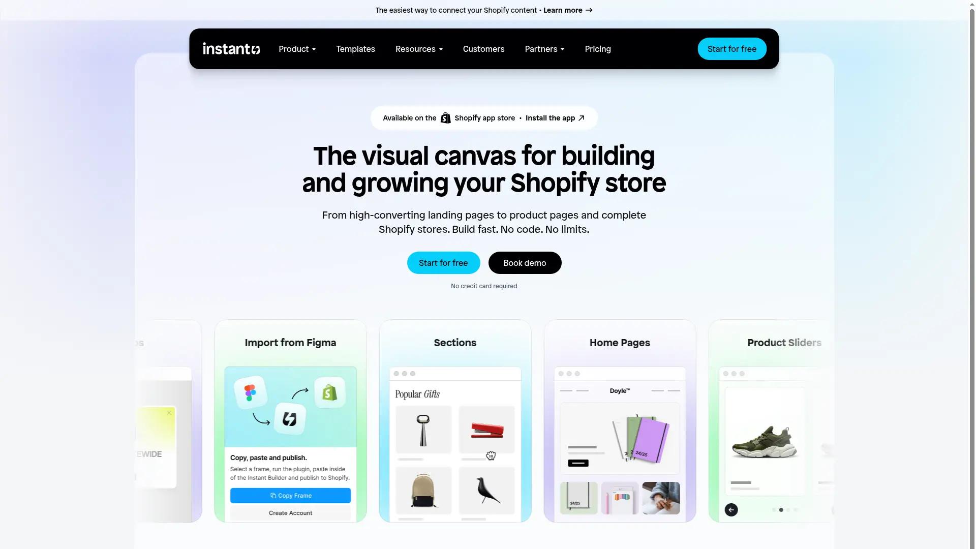 Instant - Shopify Page Builder screenshot