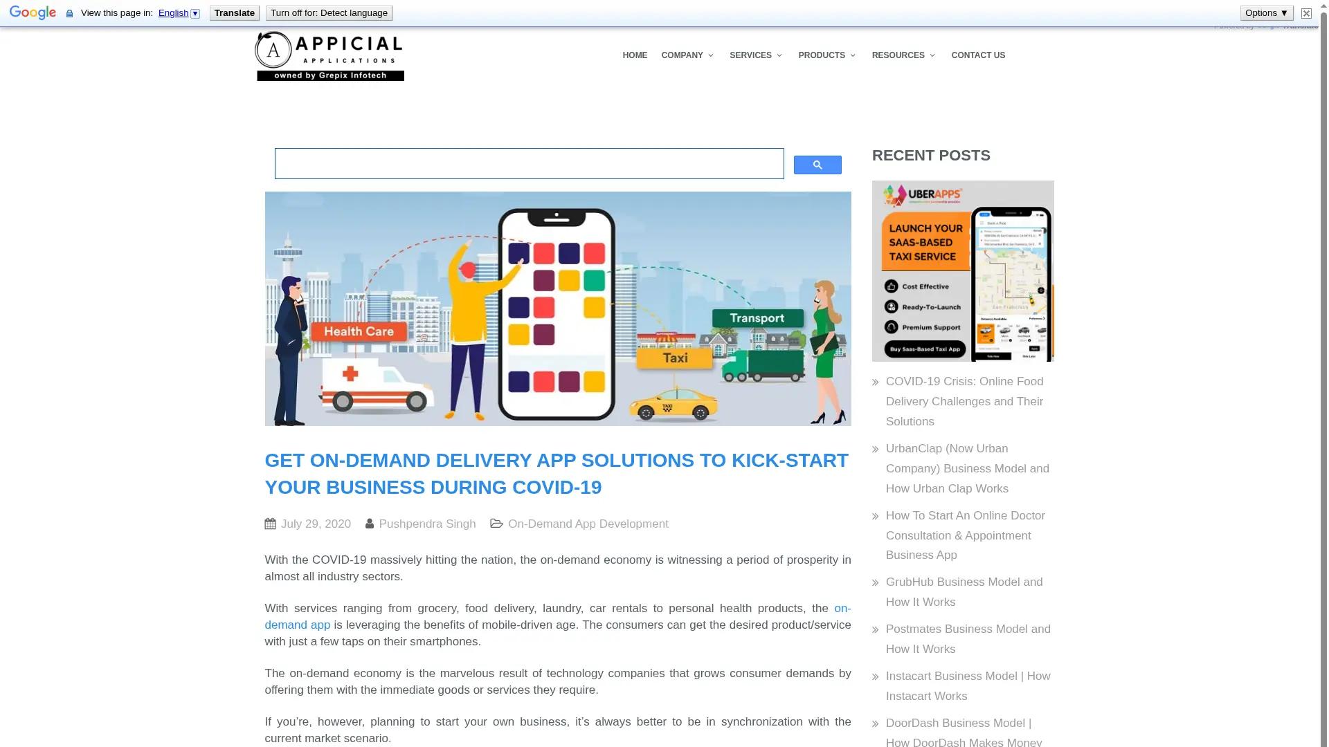 Kinds of On-Demand Delivery Apps screenshot