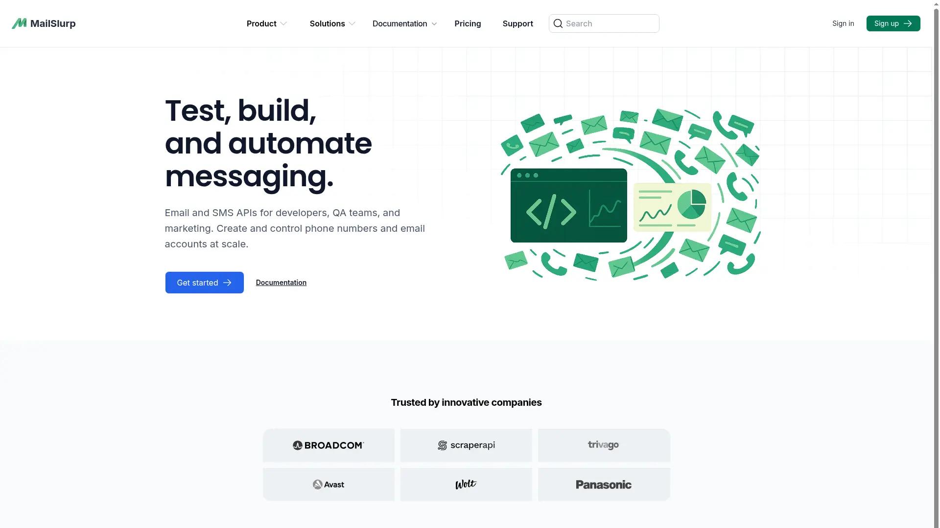 MailSlurp screenshot