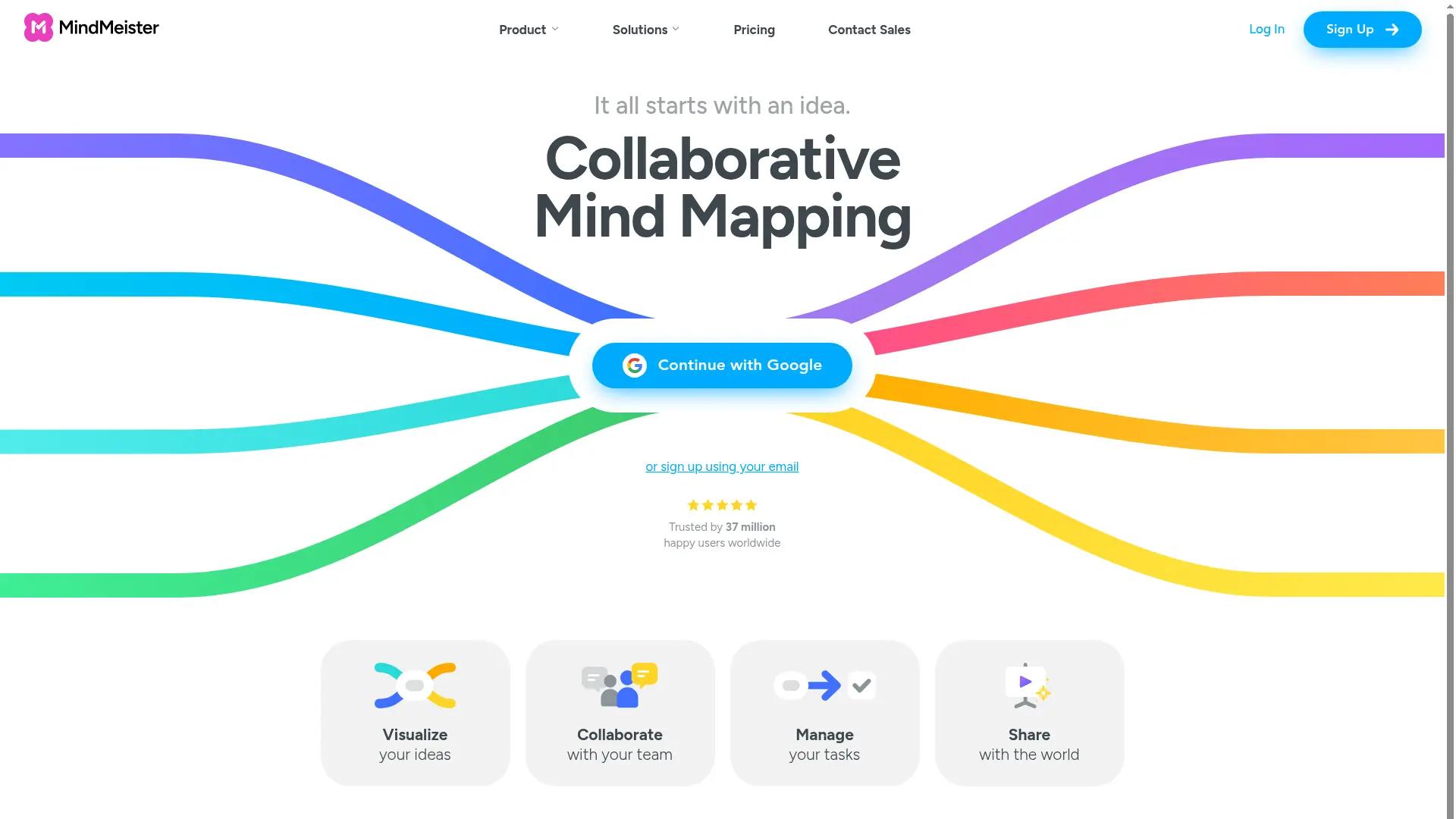 MindMeister screenshot