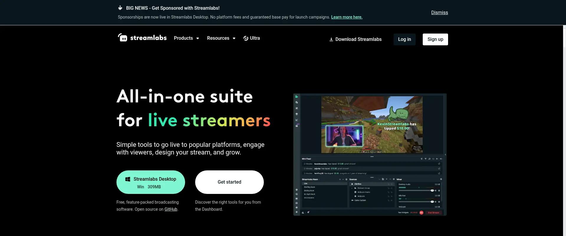 Streamlabs screenshot