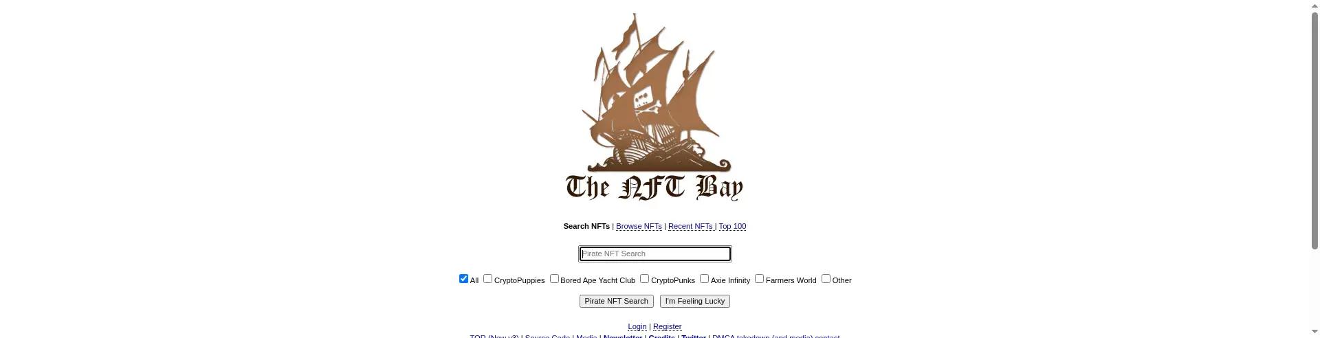 The NFT Bay screenshot