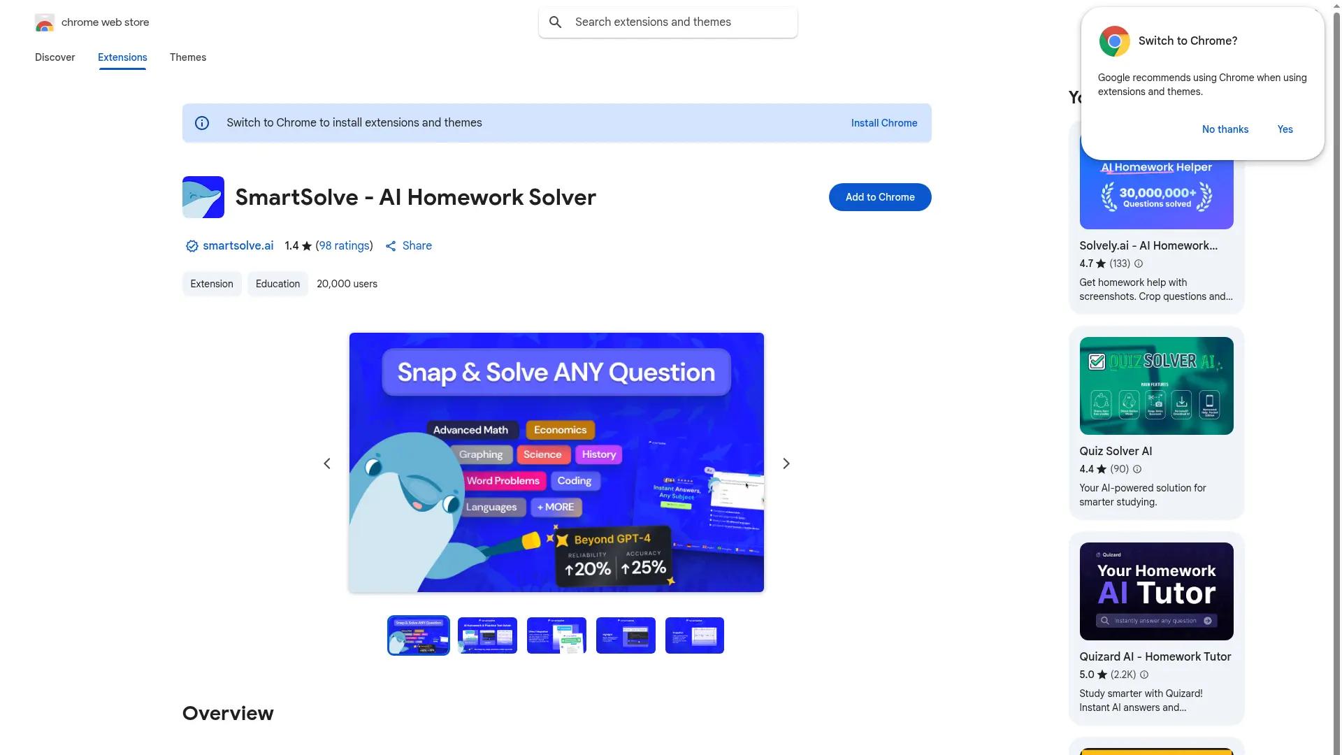SmartSolve screenshot