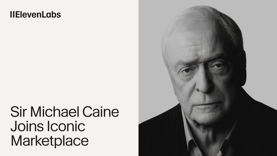 Announcing Partnership with Sir Michael Caine to Newly Launched Iconic Marketplace