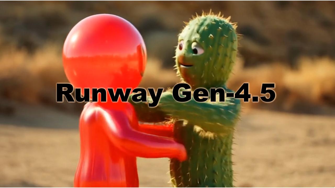 Runway Gen-4.5 AI Video Model