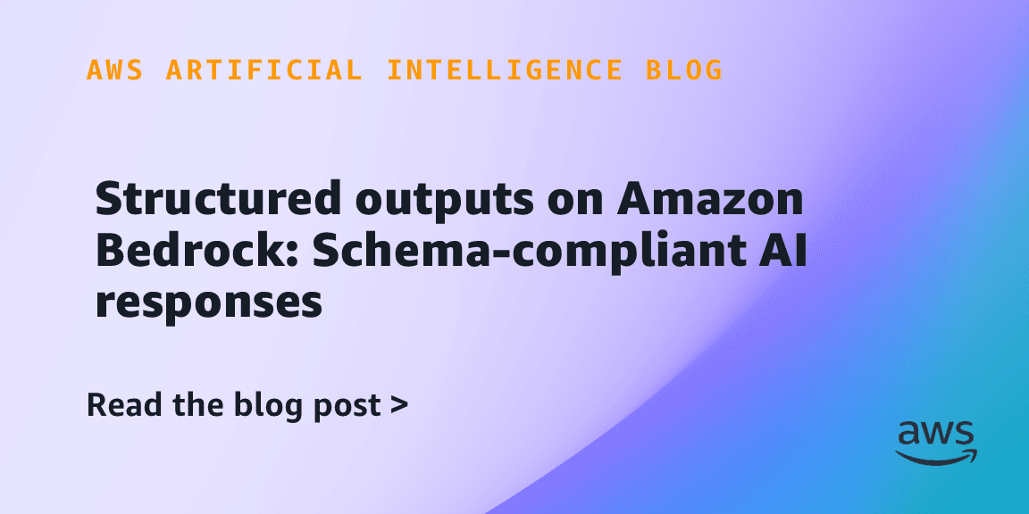 Breakthrough AI on Amazon Bedrock Delivers Schema-Compliant Responses