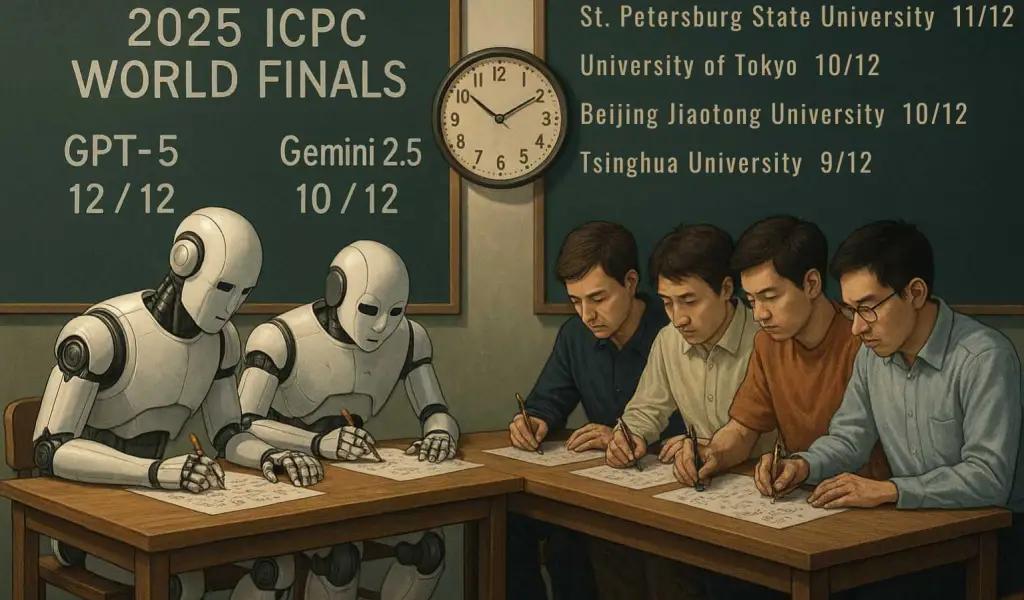 AI Coding Models Surpass Human Performance at ICPC Programming Finals