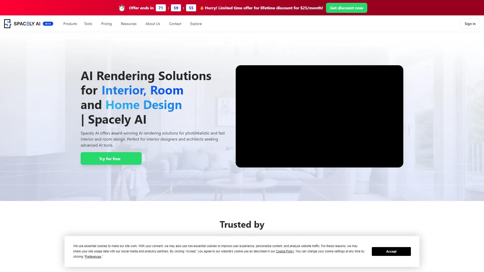 Spacely AI screenshot