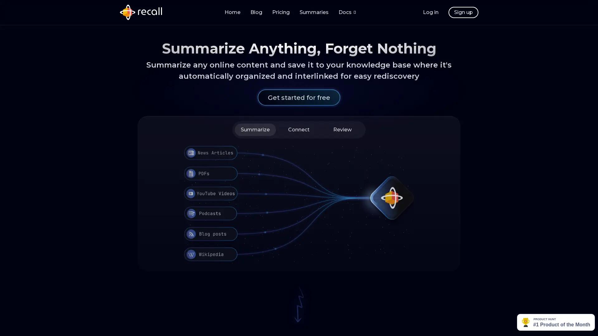 Recall screenshot