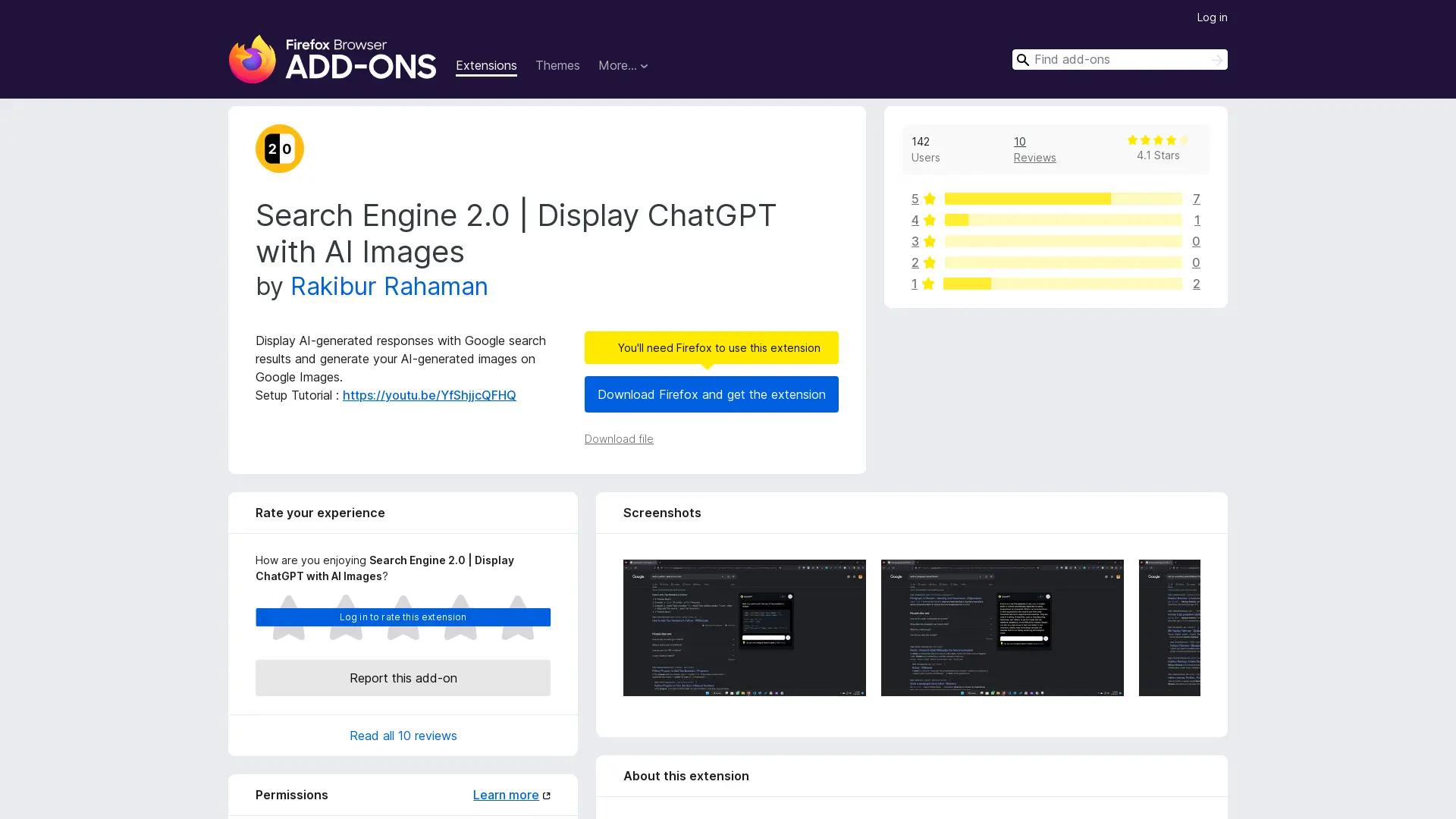 Search Engine 2.0 screenshot