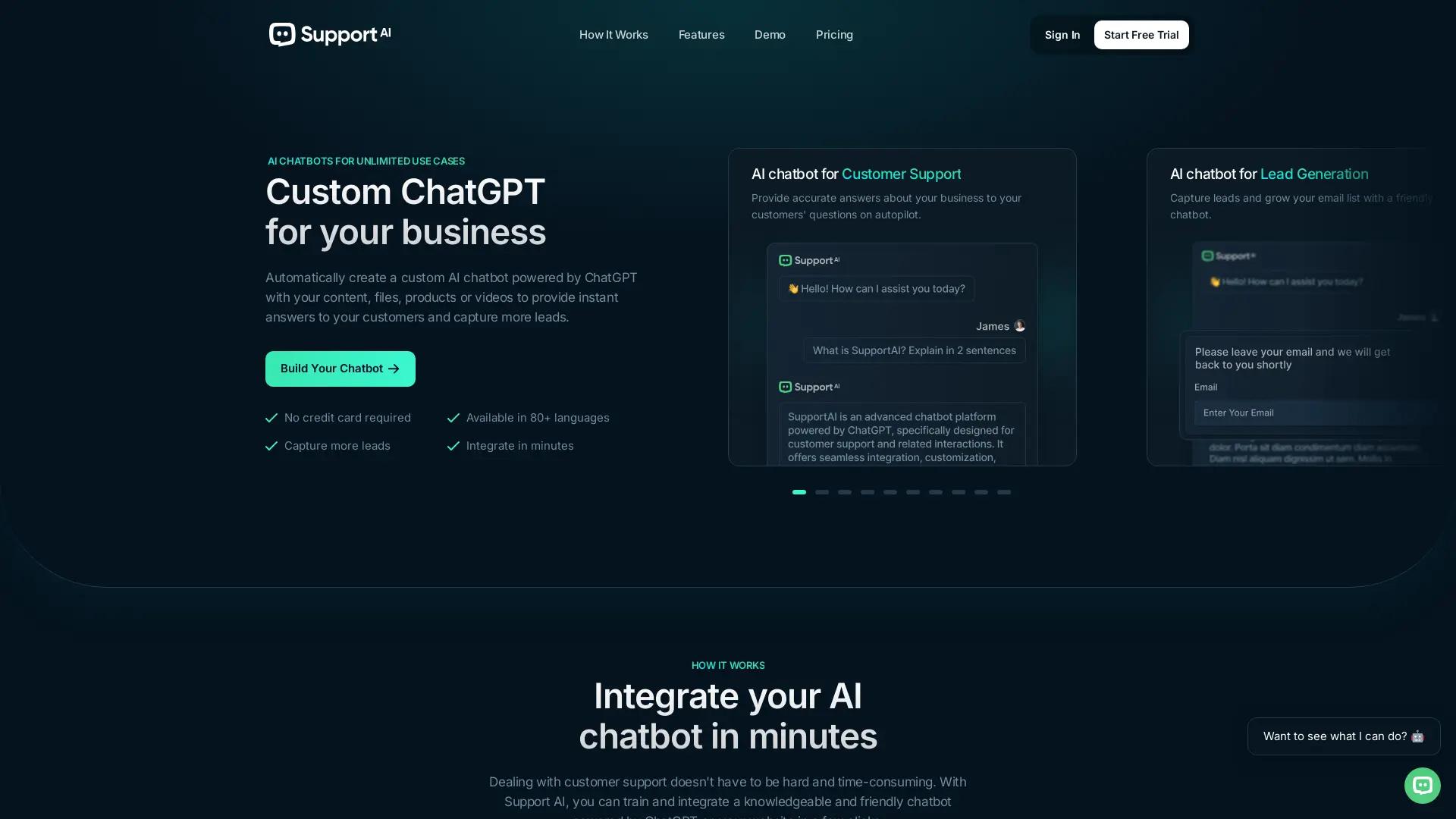 SupportAI screenshot