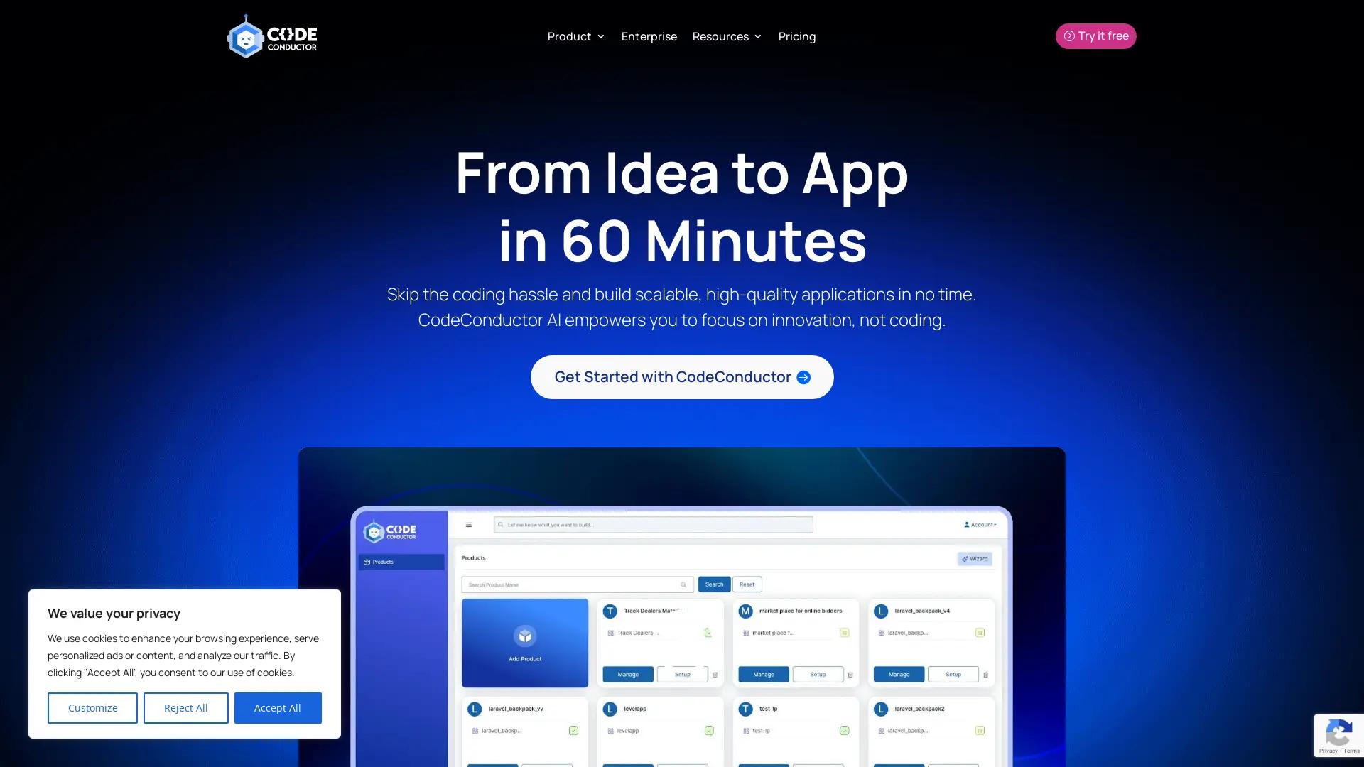 Code Conductor screenshot